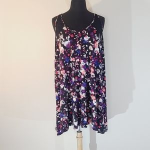 Torrid sleep nightgown size 5 floral design lace